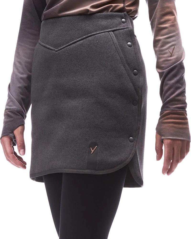 Satu Fleece Skirt - Womens - storm sky 1