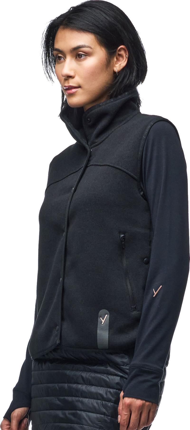 Satu Fleece Vest - Womens - black 1