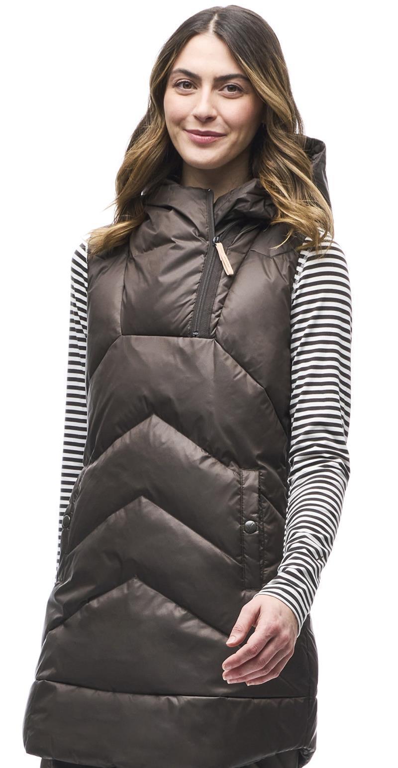 Selimut Hooded Dress - Womens - Mocha 2