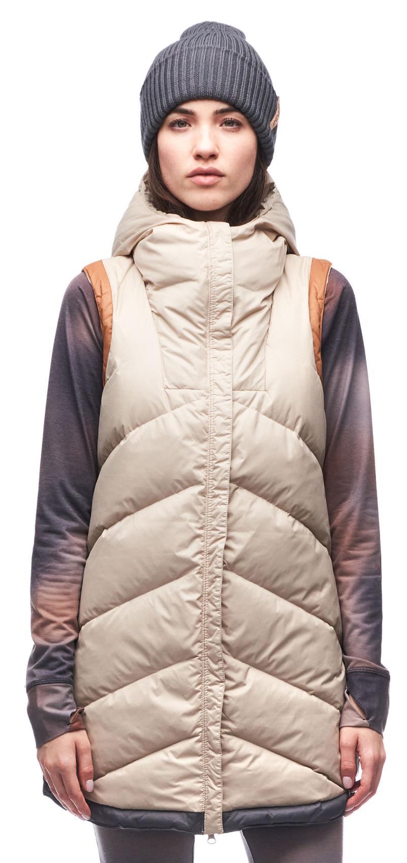 Selimut Insulated Down Full Zip Vest - Womens - storm sky / feline cb 1