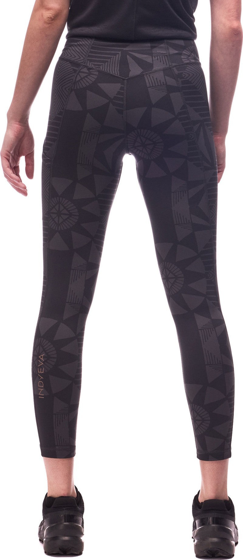 Sendero Leggings, 25" Inseam - Womens - black slate print 1