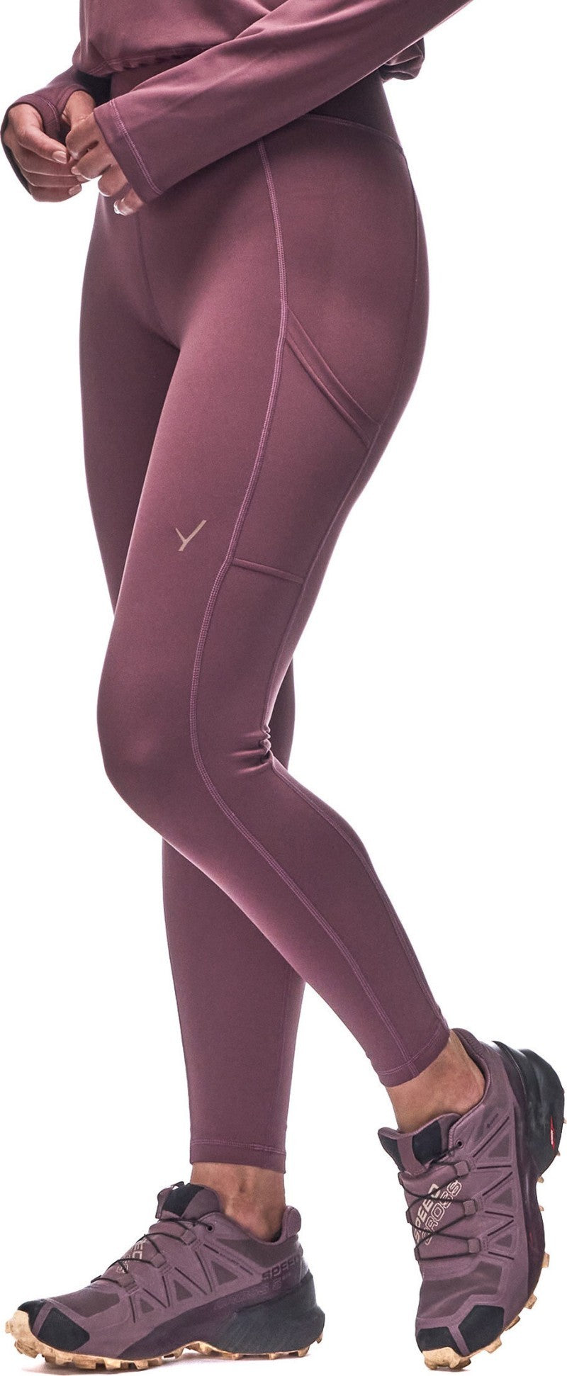 Sendero Leggings, 25" Inseam - Womens - burgundy 1