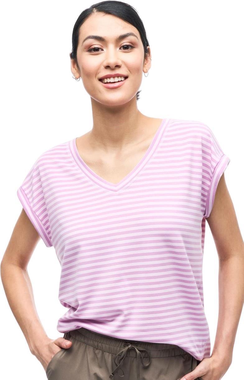 Sofi LT II SS Shirt - Womens - Cotton Candy Watermelon Stripe 3