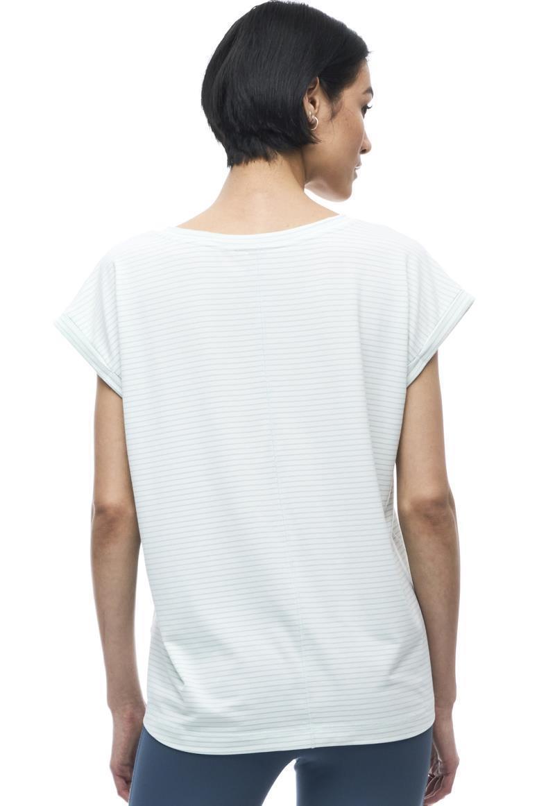 Sofi SS Shirt - Womens - Celeste Wave Stripe 2