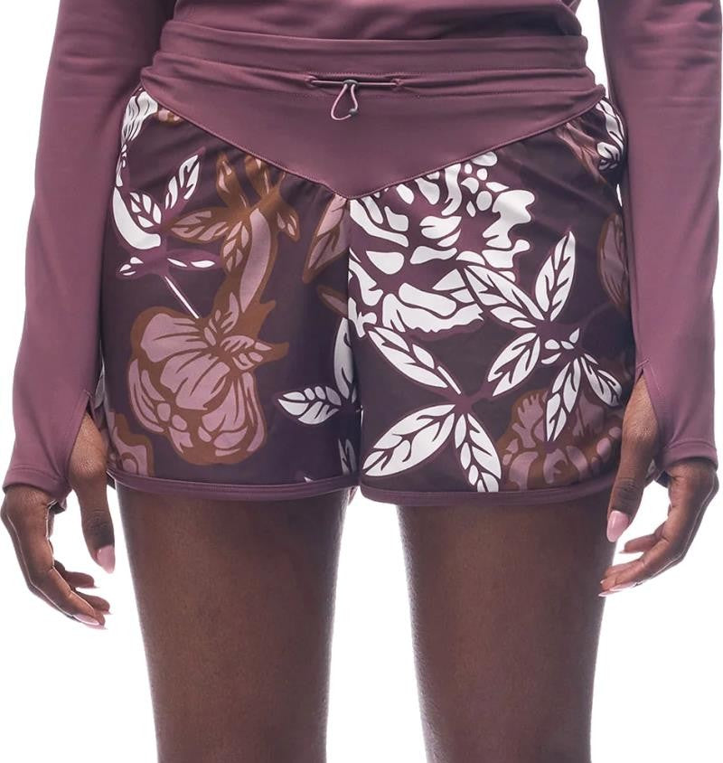 Song Boardshorts - Womens - burgundy cb pe 1