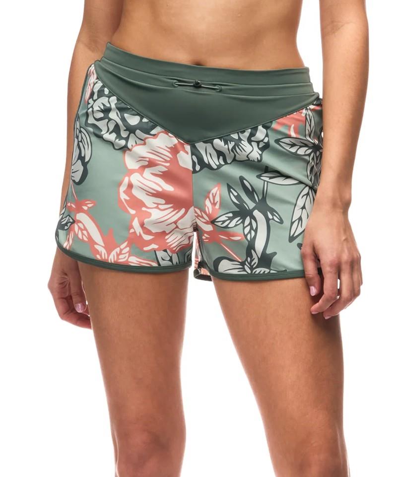 Song Swim Bottoms - Womens - light nephrite peony / cb 1
