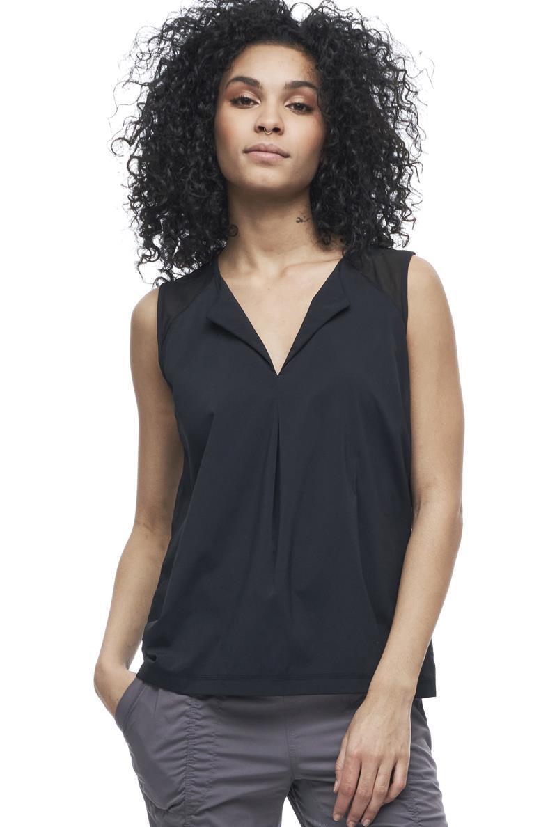 Steek II Sleeveless Shirt - Womens - Black 1