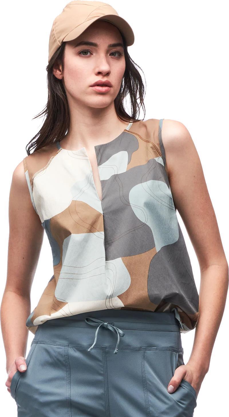 Steek II Tank - Womens - Raindrop Rock Print 1