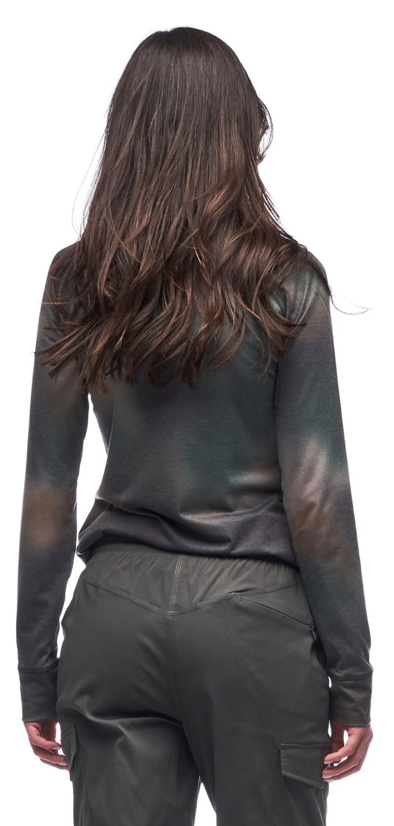Strika II Cross Over Collar Top - Womens - cypress aurora print 1