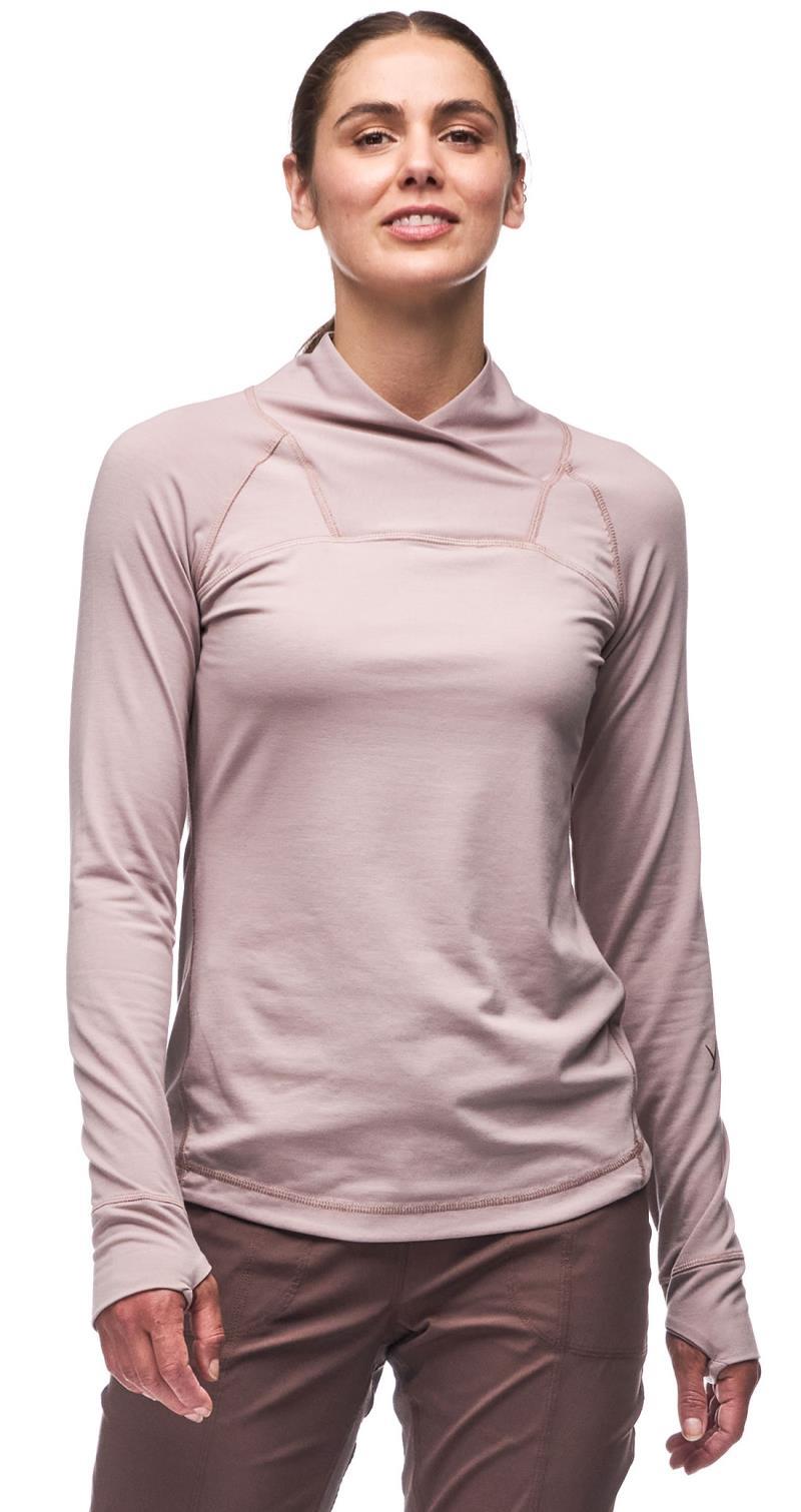 Strika II Cross Over Collar Top - Womens - mink 1