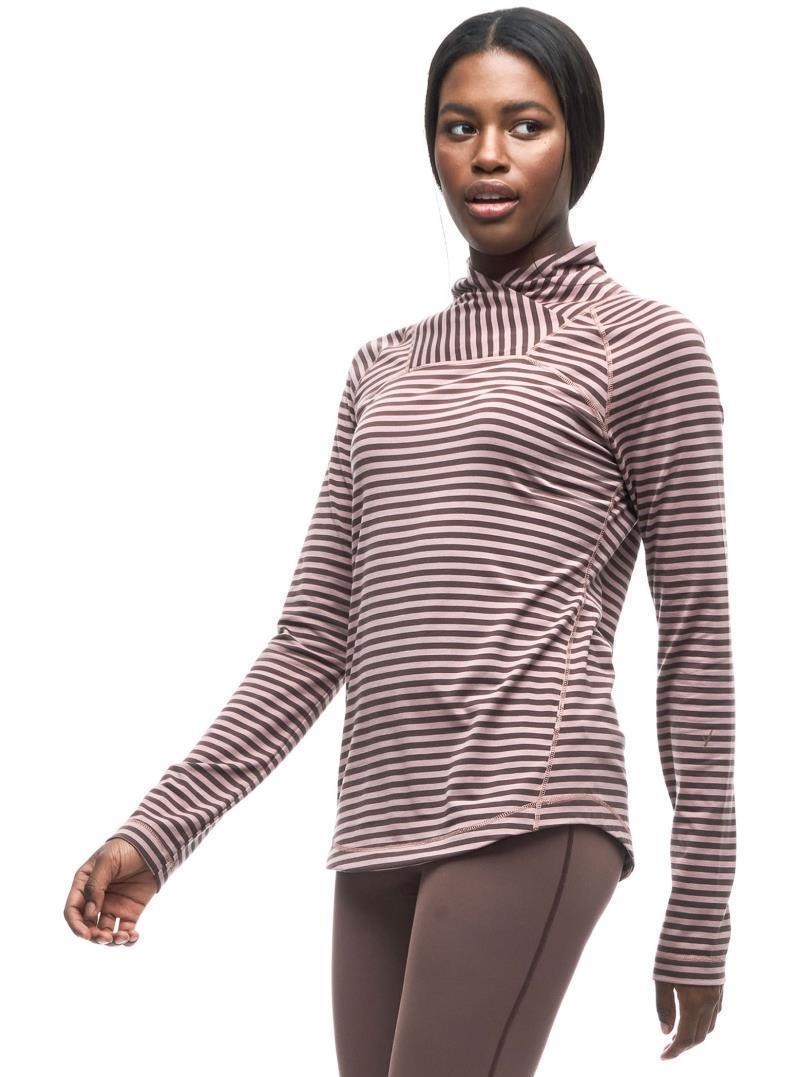 Strika II Pullover - Womens - Sepia Rose / Muddy Stripe 2