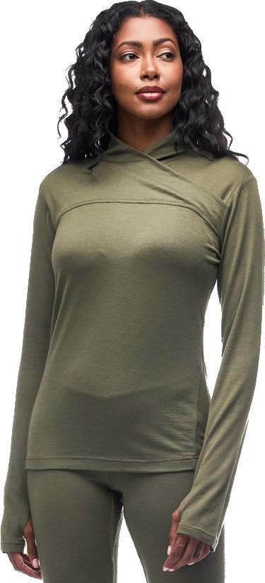Strika Merino LS - Womens - deep moss 1