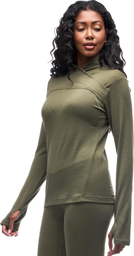Strika Merino LS - Womens - deep moss 1