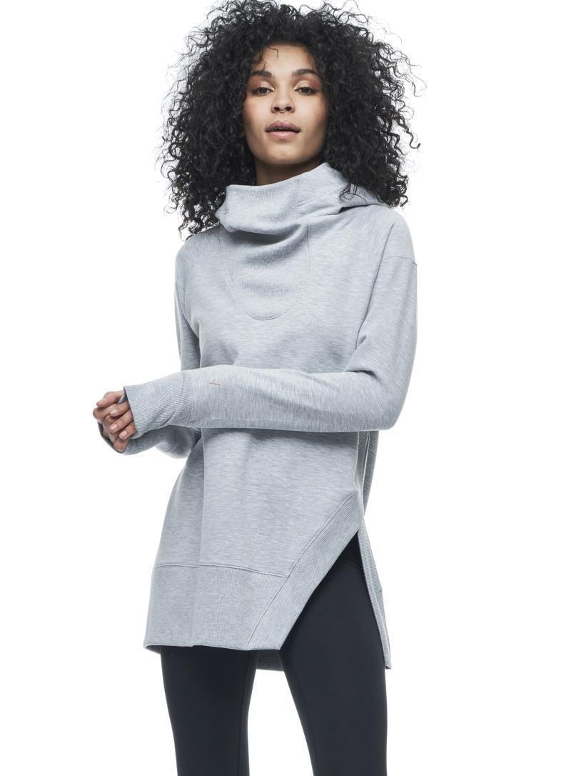 Timea II Hooded Dress - Womens - Grey Heather 3