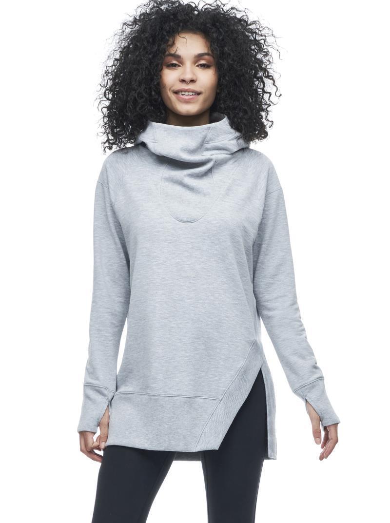 Timea II Hooded Dress - Womens - Grey Heather 1