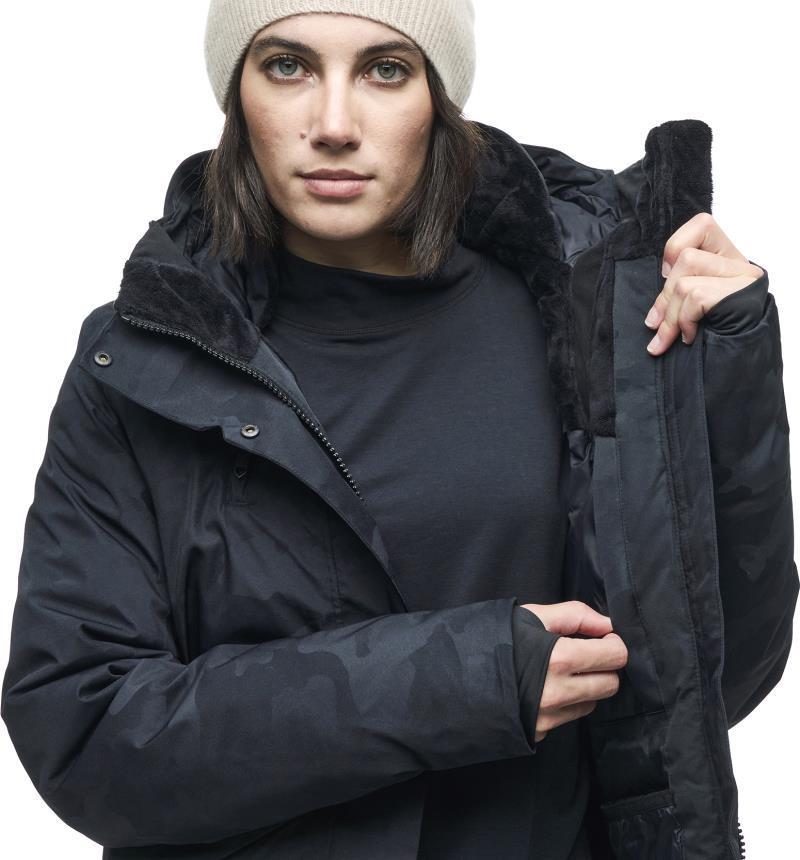 Touman Long Jacket - Womens - Black Camo 7