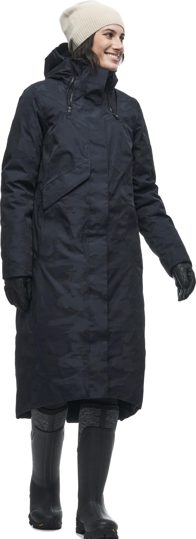 Touman Long Jacket - Womens - Black Camo 2
