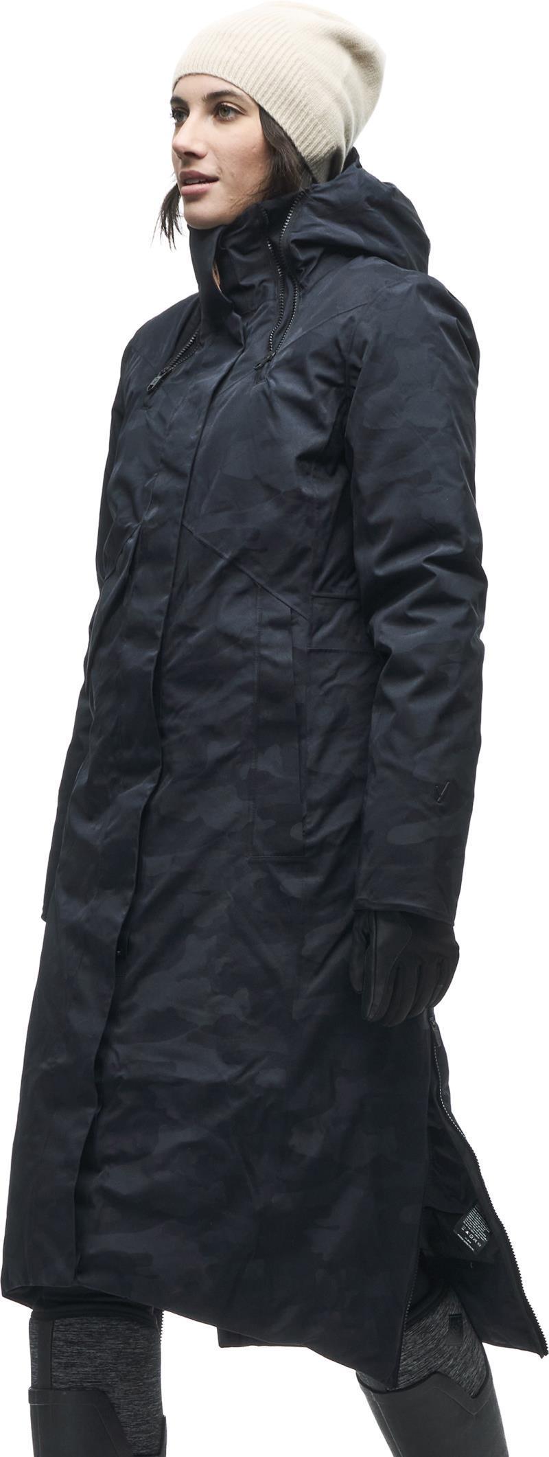 Touman Long Jacket - Womens - Black Camo 4