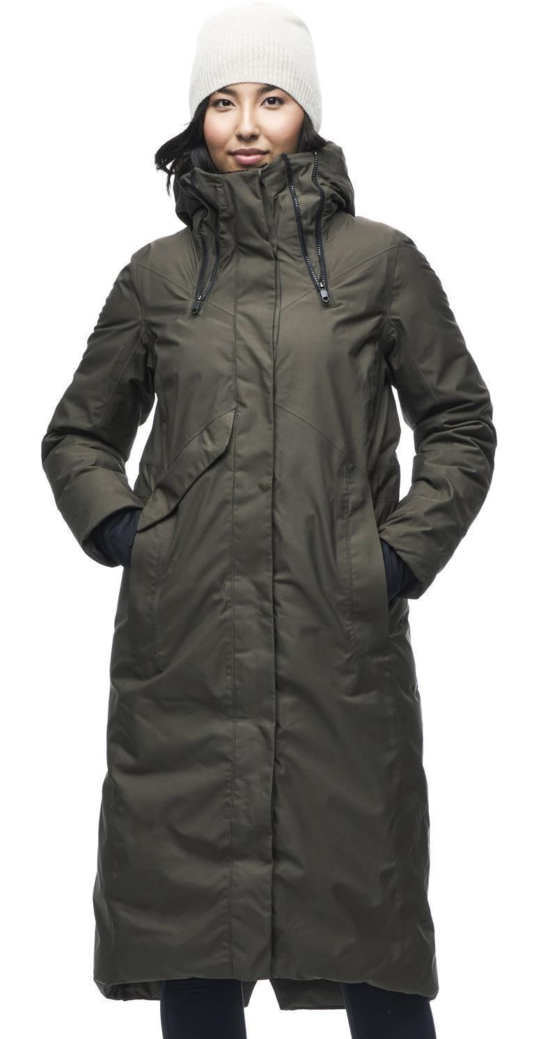 Touman Long Jacket - Womens - Mocha 1