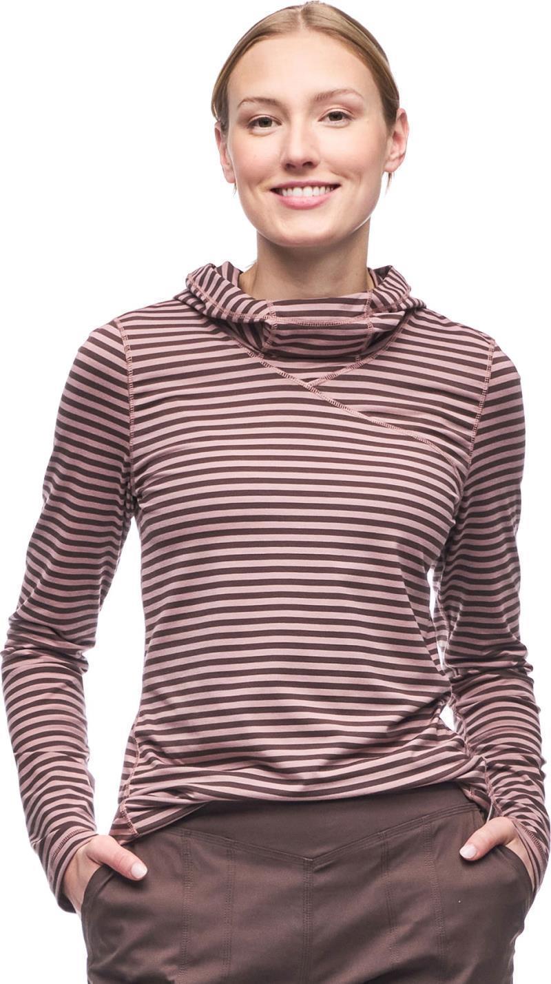 Tulum Hoody - Womens - Sepia Rose / Muddy Stripe 1