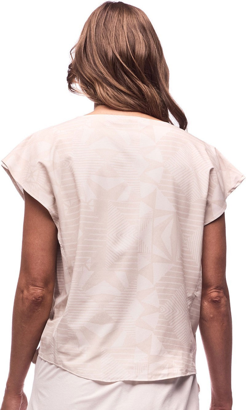 Udara Shirt - Womens - beach slate print 1