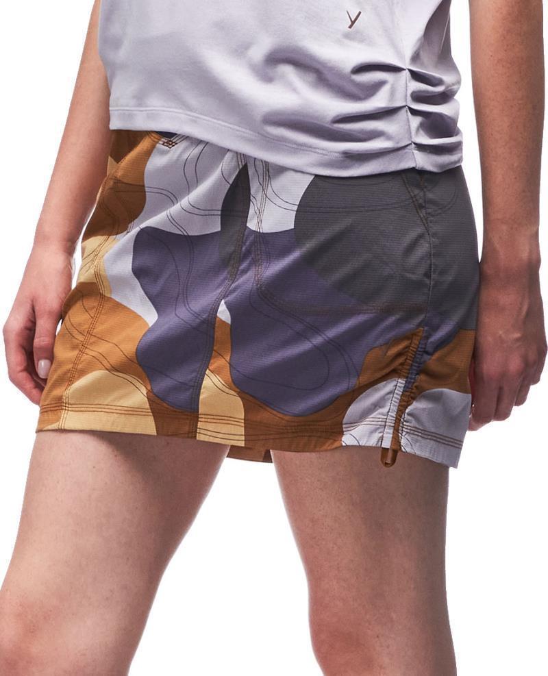 Ulendo IV Skort - Fig Rock Print 2