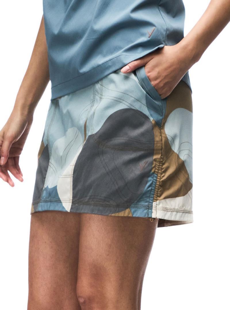 Ulendo IV Skort - Raindrop Rock Print 2