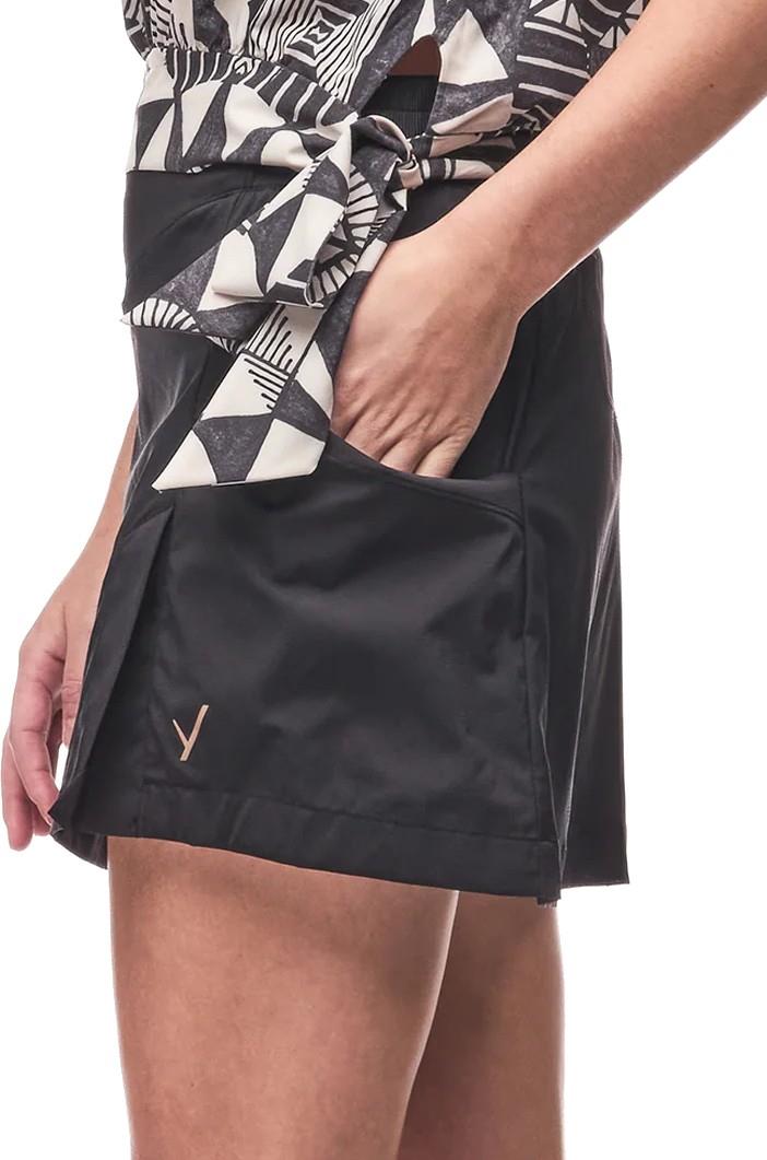 Ulendo V Skort - Womens - black 1