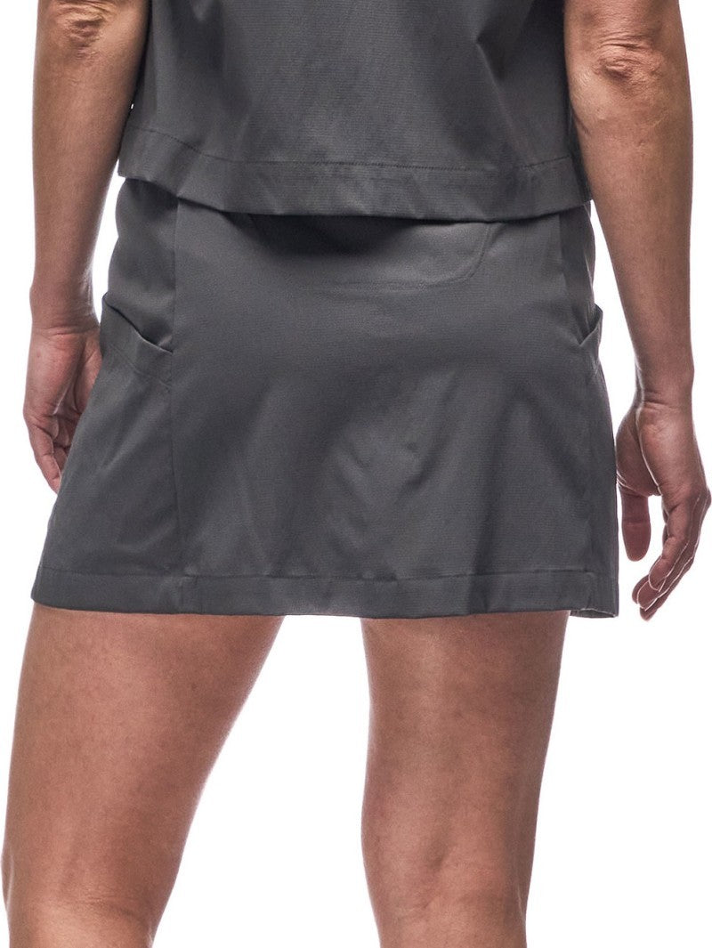 Ulendo V Skort - Womens - pine 1