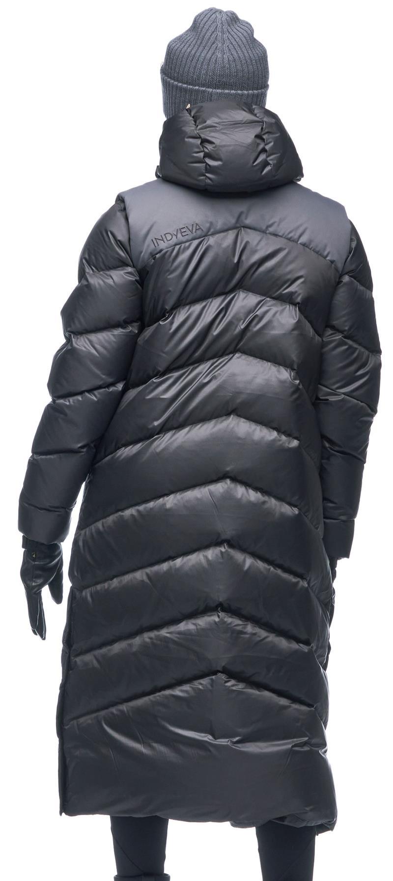 Uzun Long Light Down Jacket - Womens - mercure / storm sky cb 1