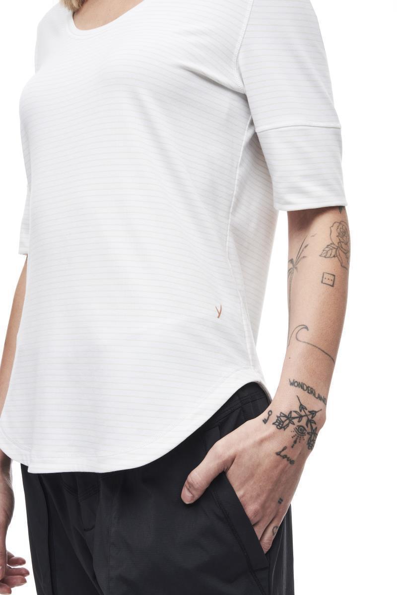 Voolama III SS Shirt - Womens - Daisy Clay Stripe 4