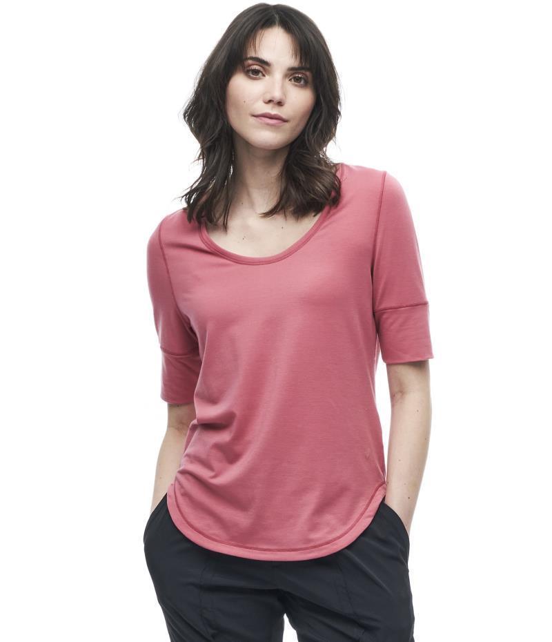 Voolama III SS Shirt - Womens - Peony 1
