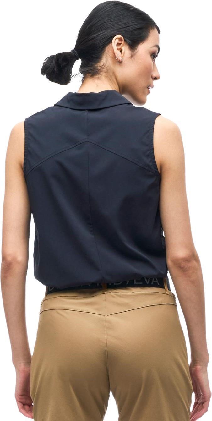 Zufara II Sleeveless Button Up - Womens - Black 5