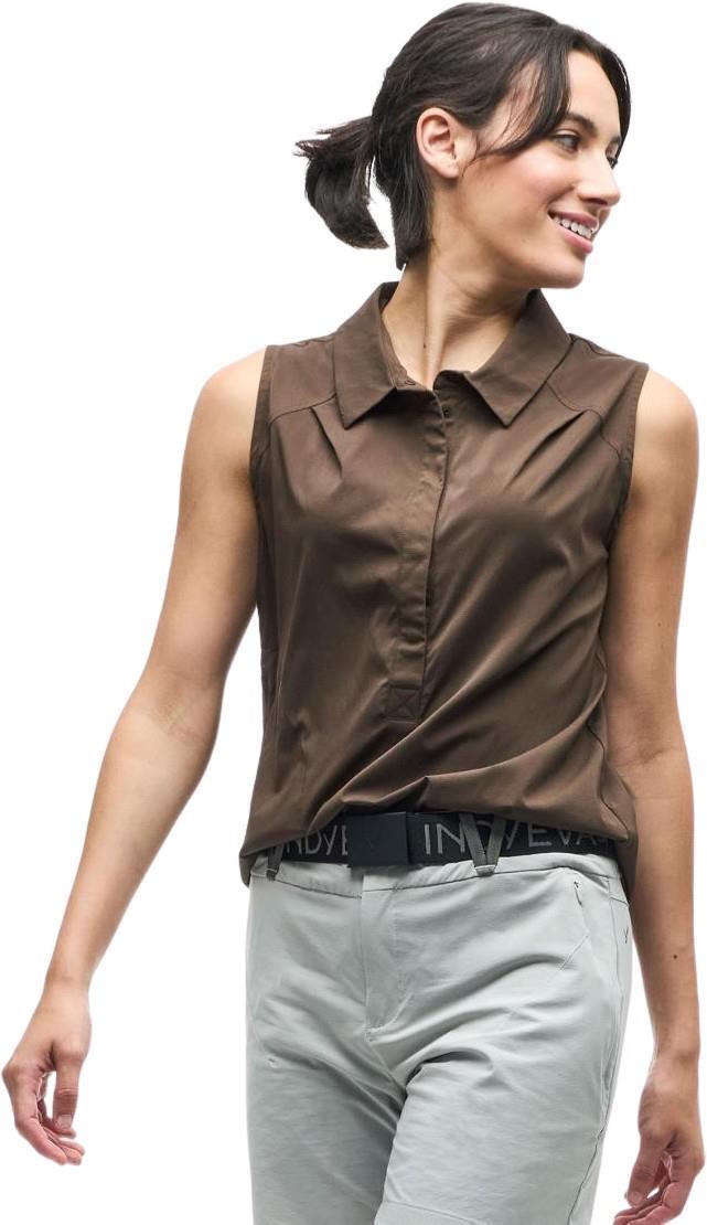 Zufara II Sleeveless Button Up - Womens - Maroon 3