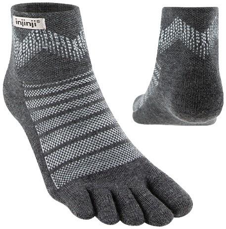 Outdoor Midweight Mini Crew Socks - slate 1