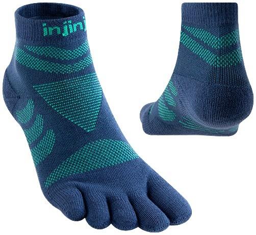 Ultra Run Mini Crew Socks - Womens - poseidon 1