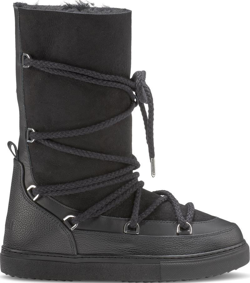 Classic High Laced Boots - Womens - Black 1