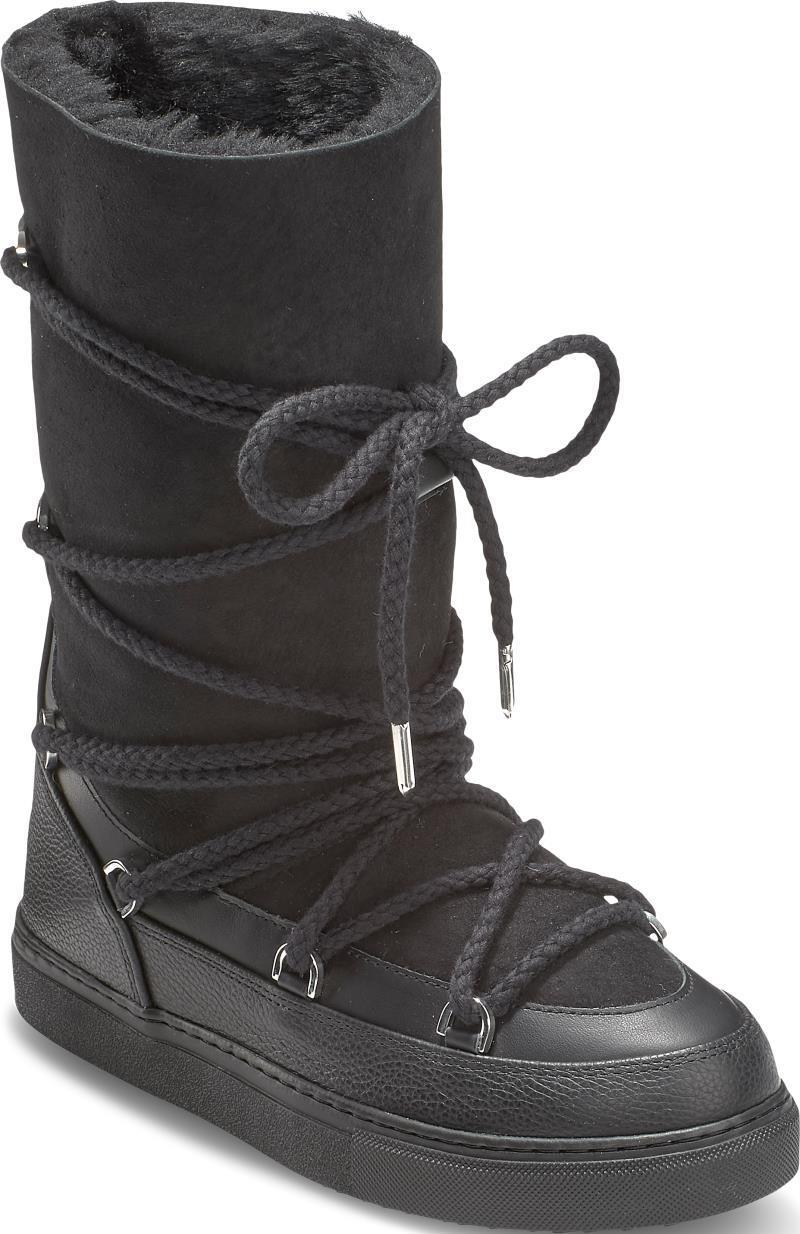 Classic High Laced Boots - Womens - Black 2