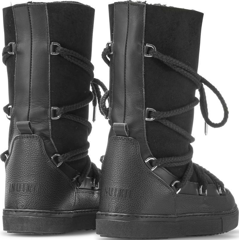 Classic High Laced Boots - Womens - Black 4