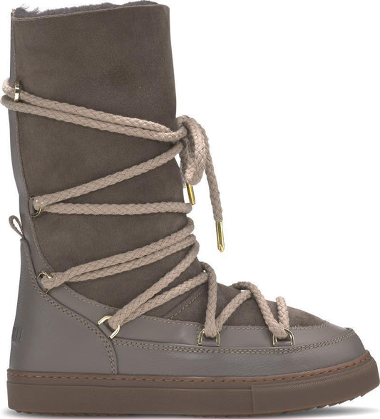 Classic High Laced Boots - Womens - Taupe 1