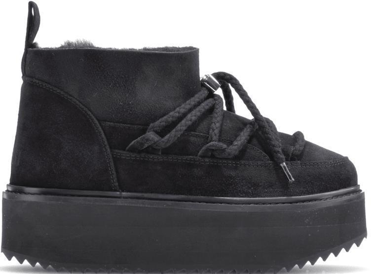 Classic Low Platform Sneakers - Womens - black 1