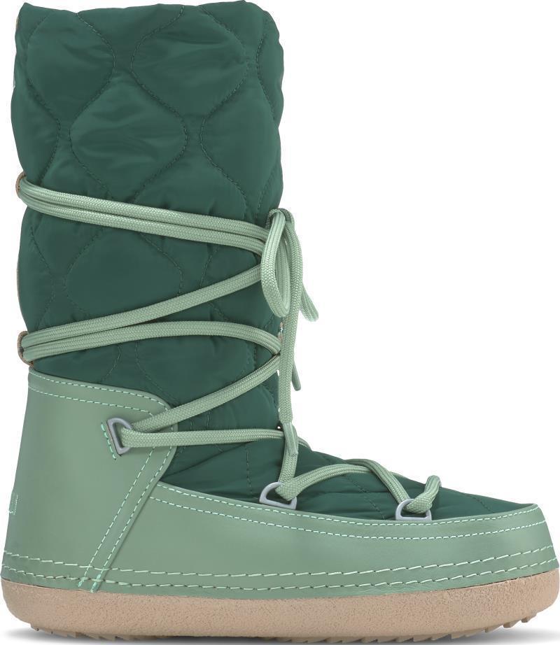 Classic Padded High Boots - Womens - Green 1
