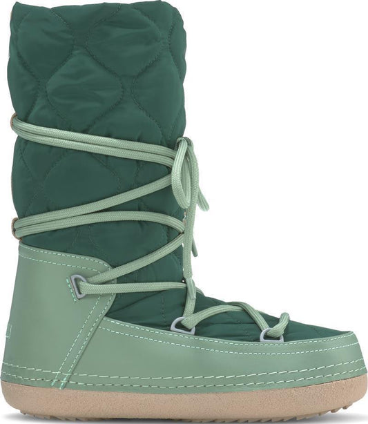 Classic Padded High Boots - Womens - Green 1