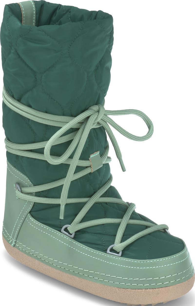 Classic Padded High Boots - Womens - Green 2