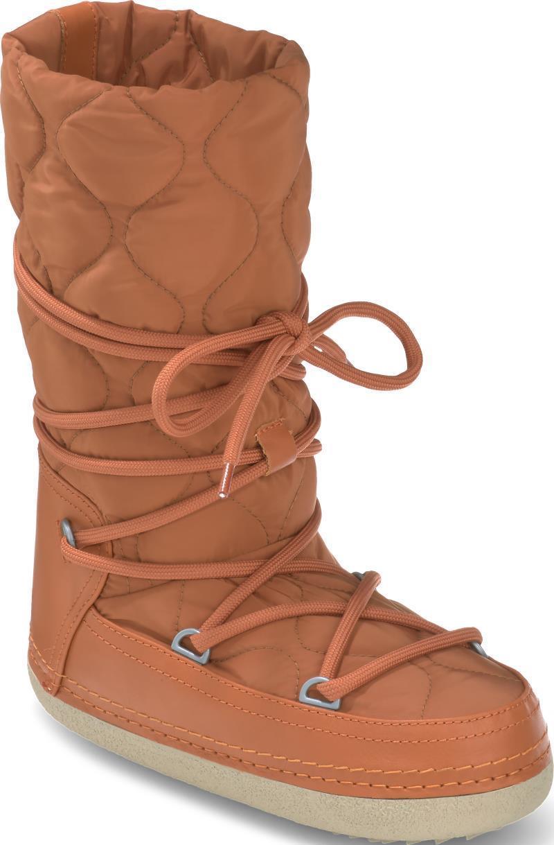 Classic Padded High Boots - Womens - Orange 2