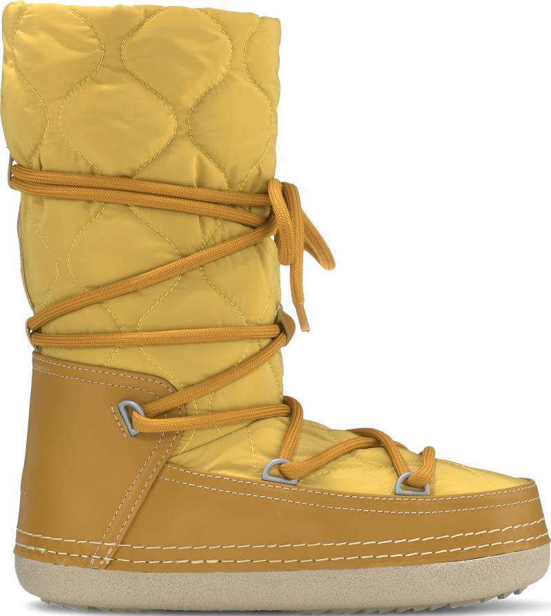 Classic Padded High Boots - Womens - Yellow 1