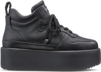 Colette Bicolor High Sneakers - Womens - black 1