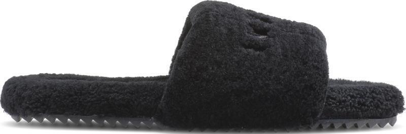 Cozy Curly Slippers - Mens - black 1