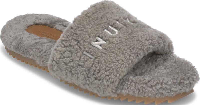 Cozy Curly Slippers - Mens - grey 1