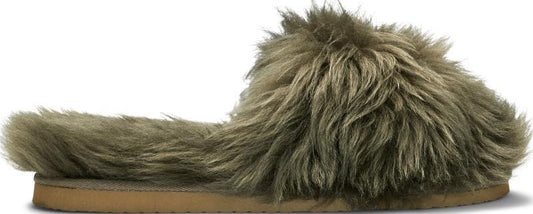 Cozy Slippers - Womens - Olive 1